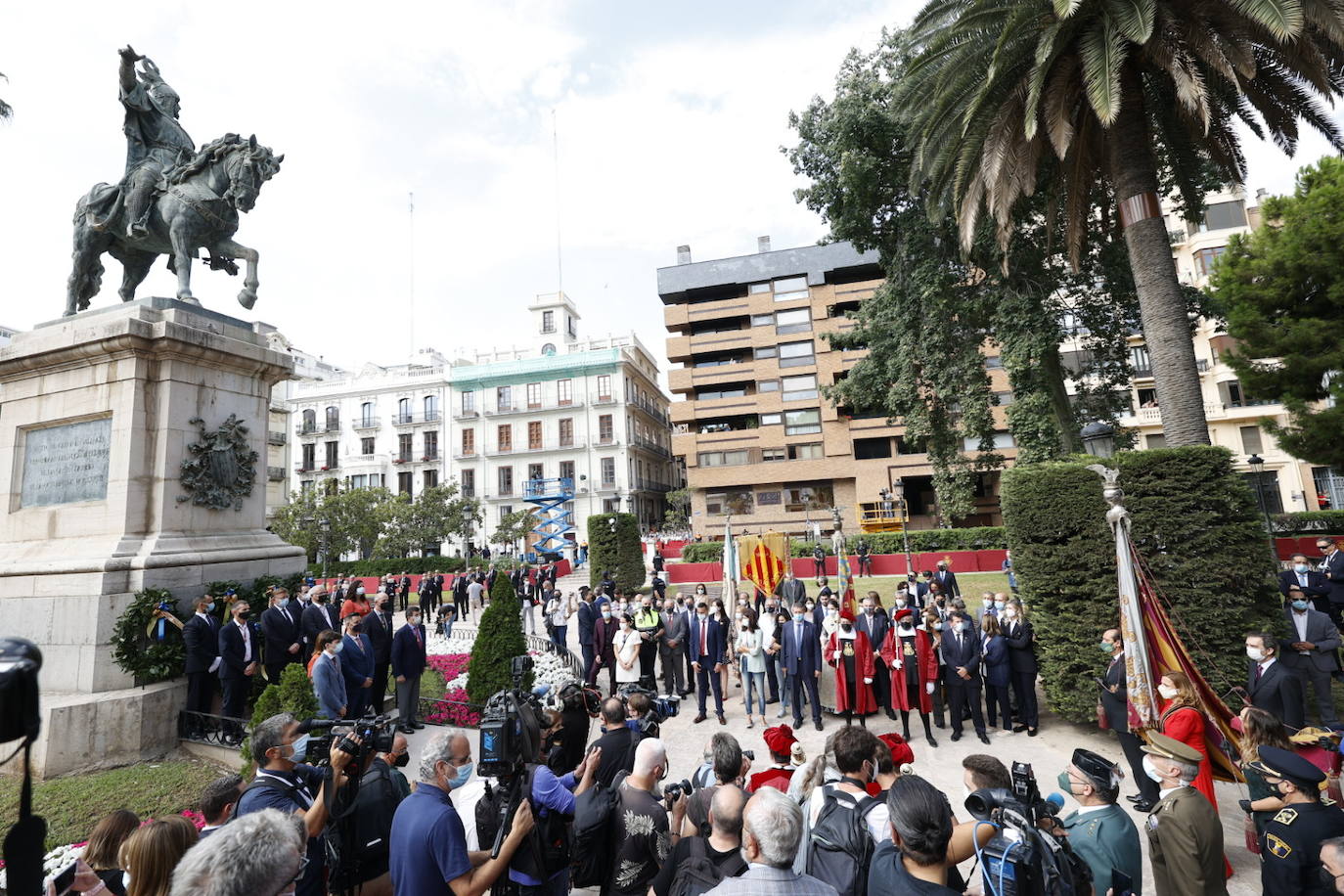 Fotos: Procesión cívica de Valencia por el 9 d&#039;Octubre de 2021