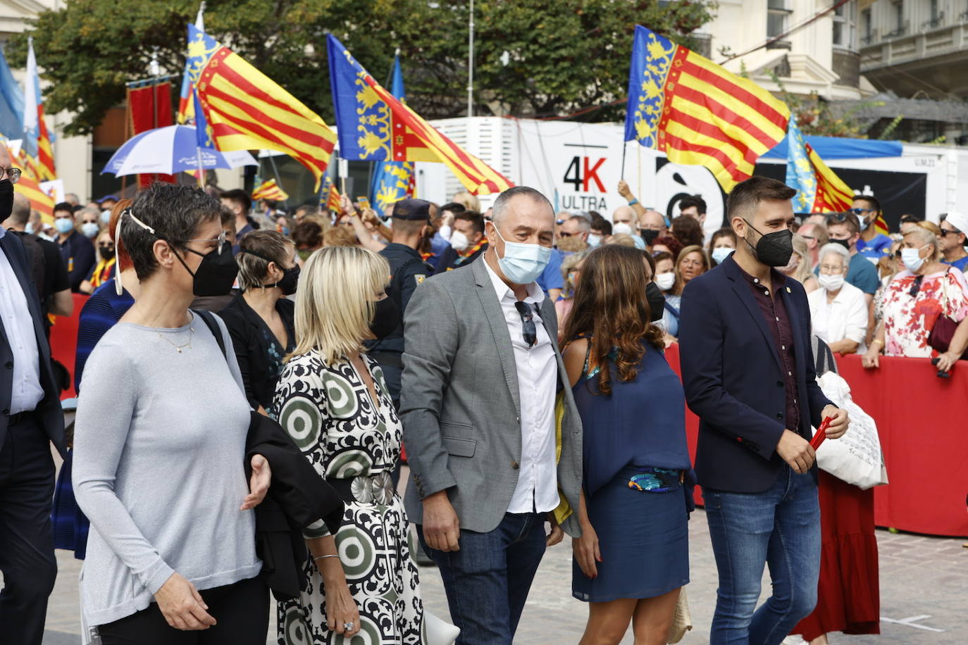 Fotos: Procesión cívica de Valencia por el 9 d&#039;Octubre de 2021