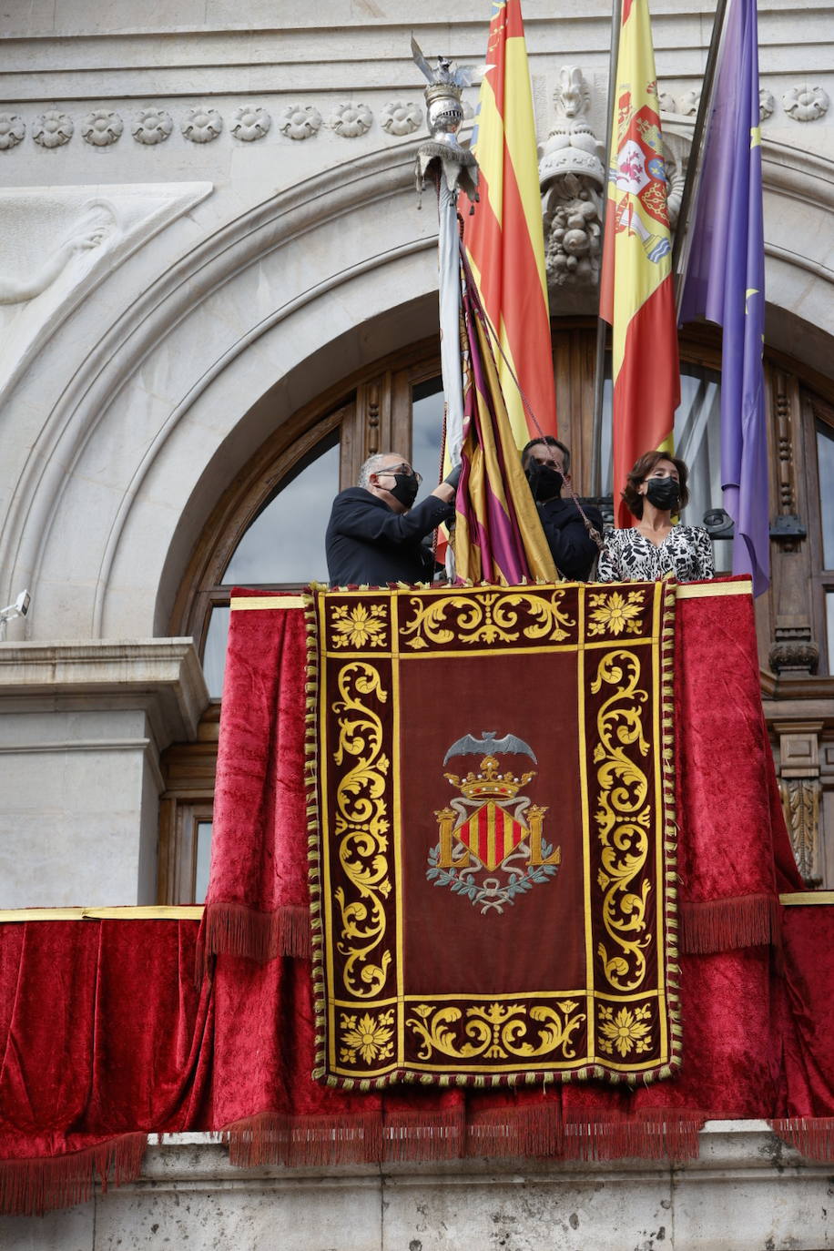 Fotos: Procesión cívica de Valencia por el 9 d&#039;Octubre de 2021