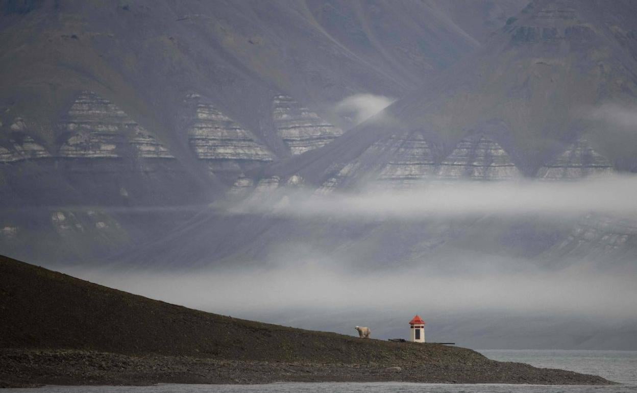 Vista del archipíélago noruego de Svalbard.