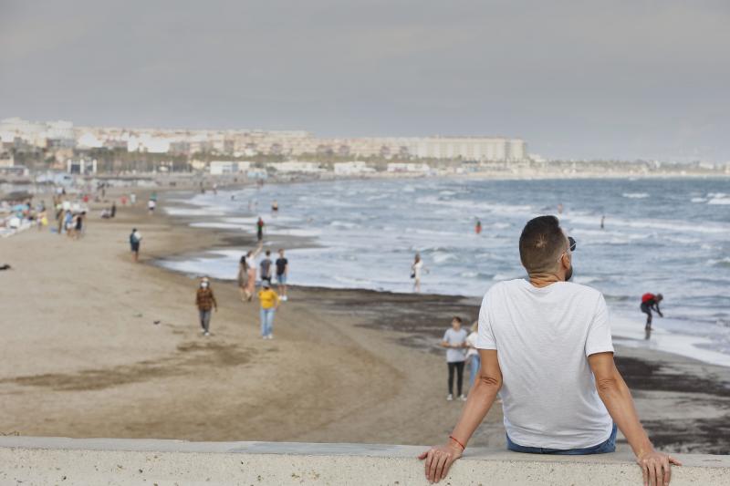 Turistas en Valencia durante el puente.