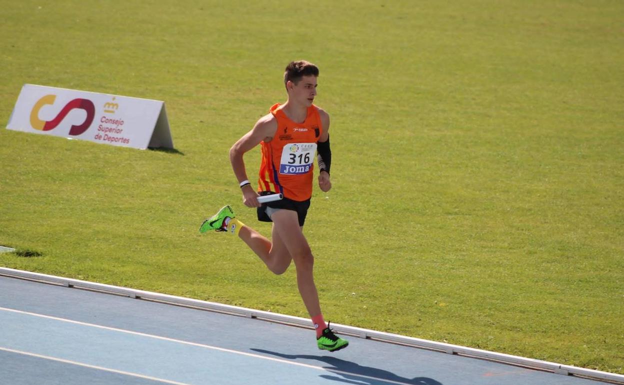 El atleta Damià Puigcerver, del Club Atletismo Baleària Diànium. 