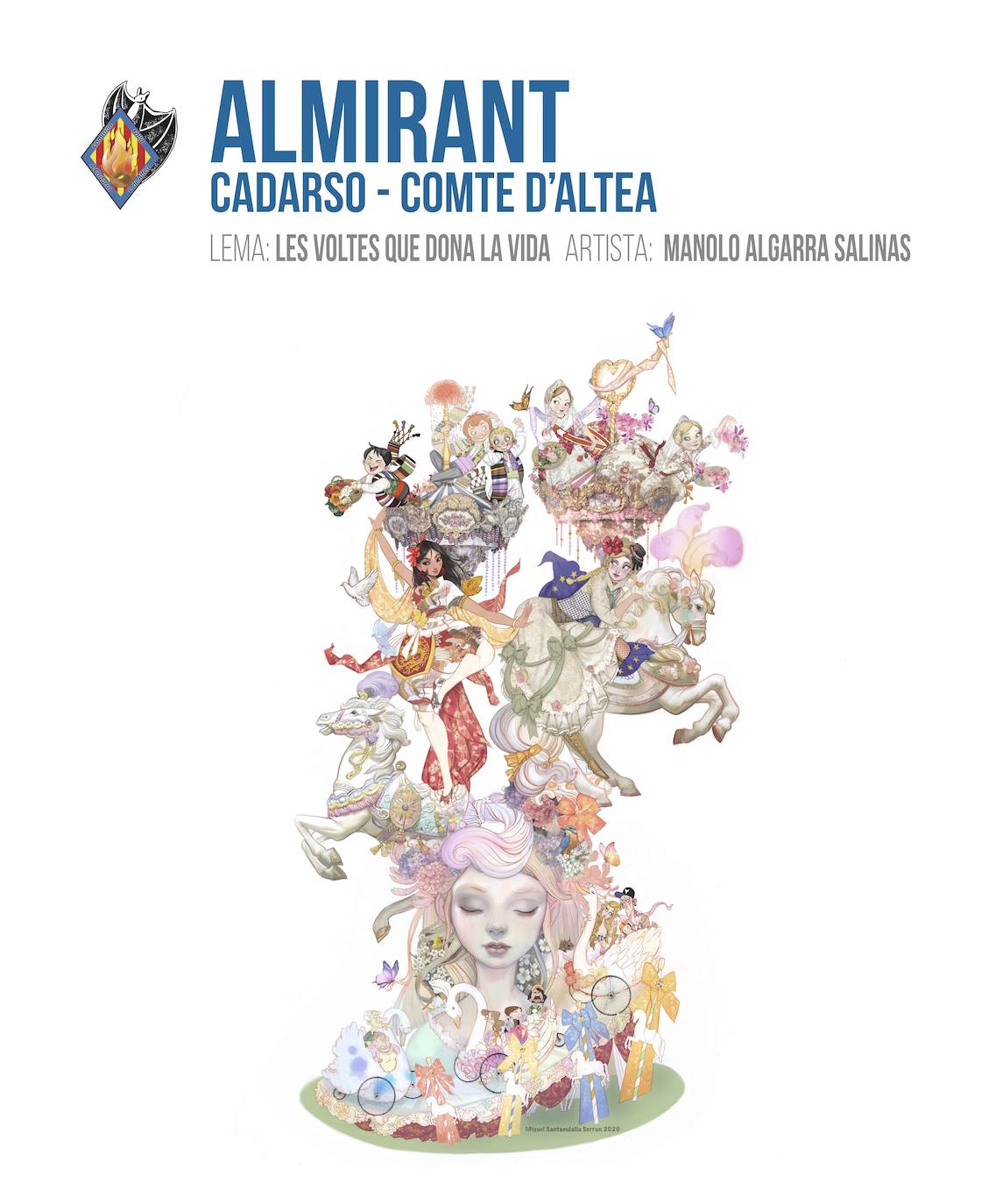 Falla Almirante Cadarso-Conde Altea. Artista: Manolo Algarra. Presupuesto: 199.500 euros