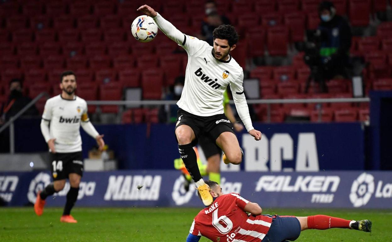 Guedes en el partido del año pasado