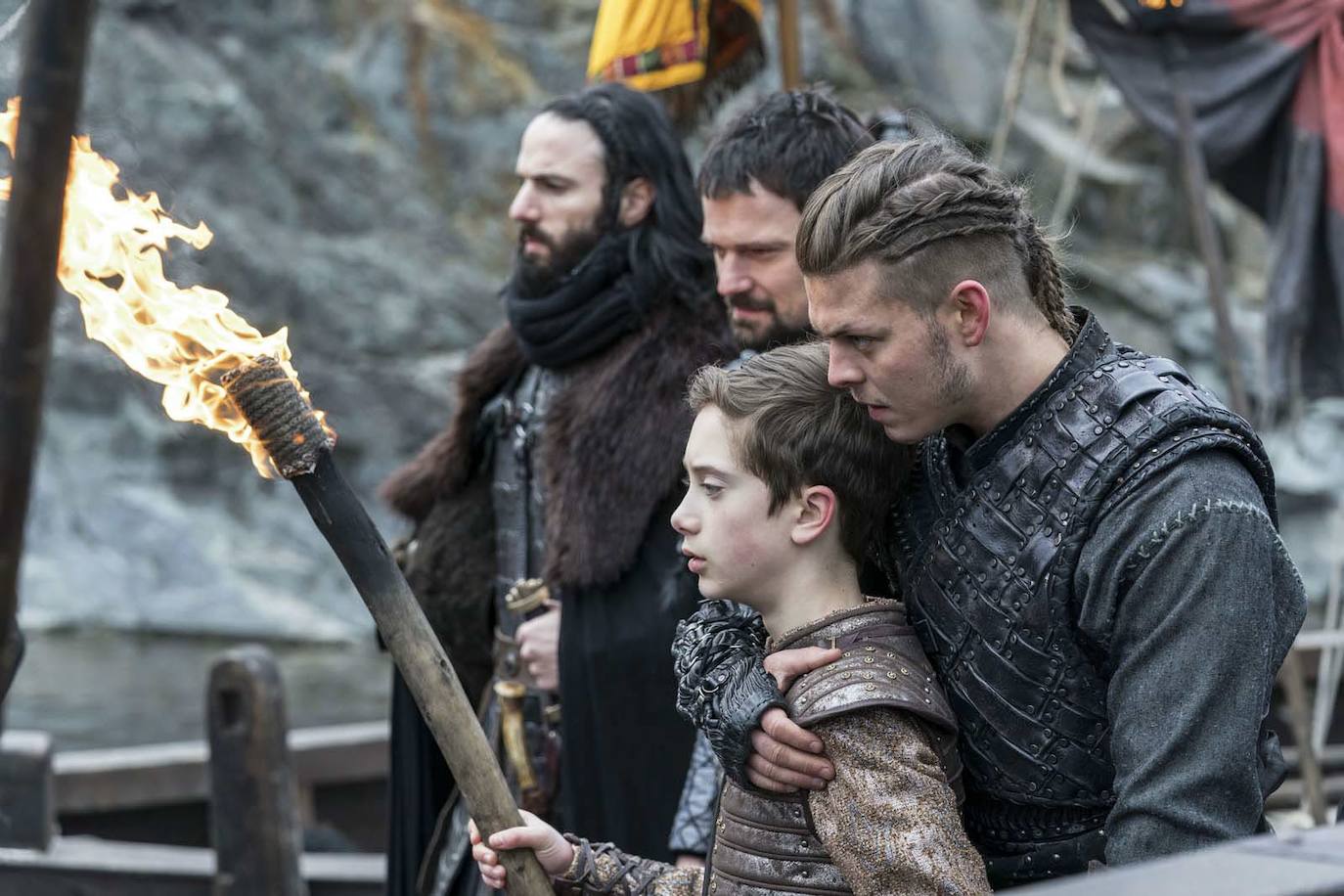 4. 'Vikingos'. La serie marra las aventuras del héroe Ragnar Lothbrok, de sus hermanos vikingos y su familia, cuando él se subleva para convertirse en el rey. 