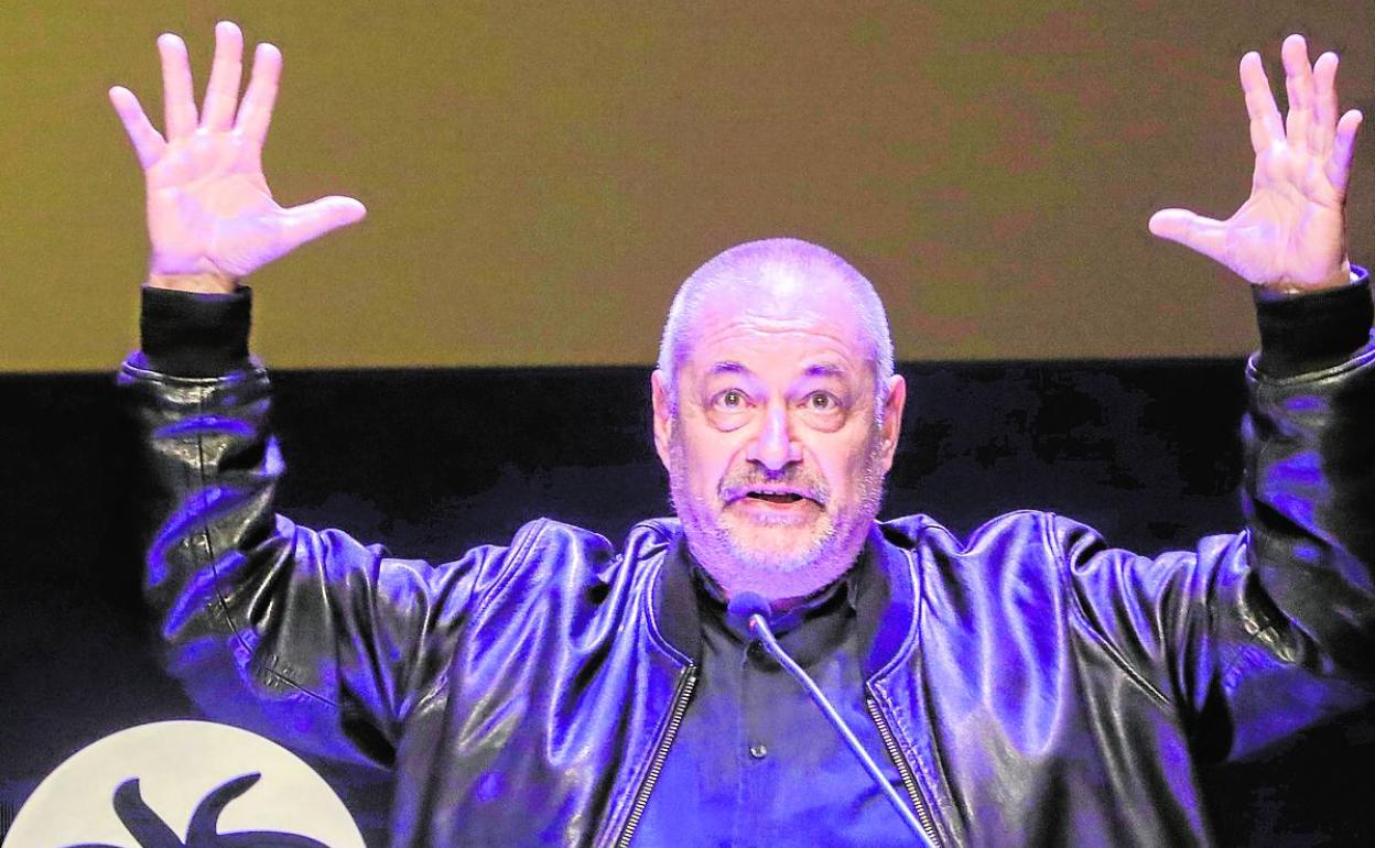 Jean-Pierre Jeunet, en la gala de clausura de La Mostra, donde recogió la Palmera de Honor..