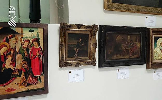 La Policía de la Generalitat ha intervenido 27 pinturas