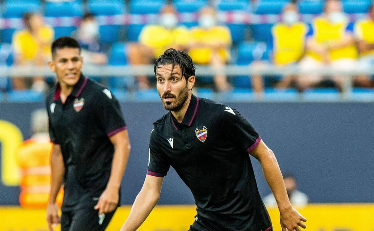 José Campaña, durante el partido contra el Cádiz.