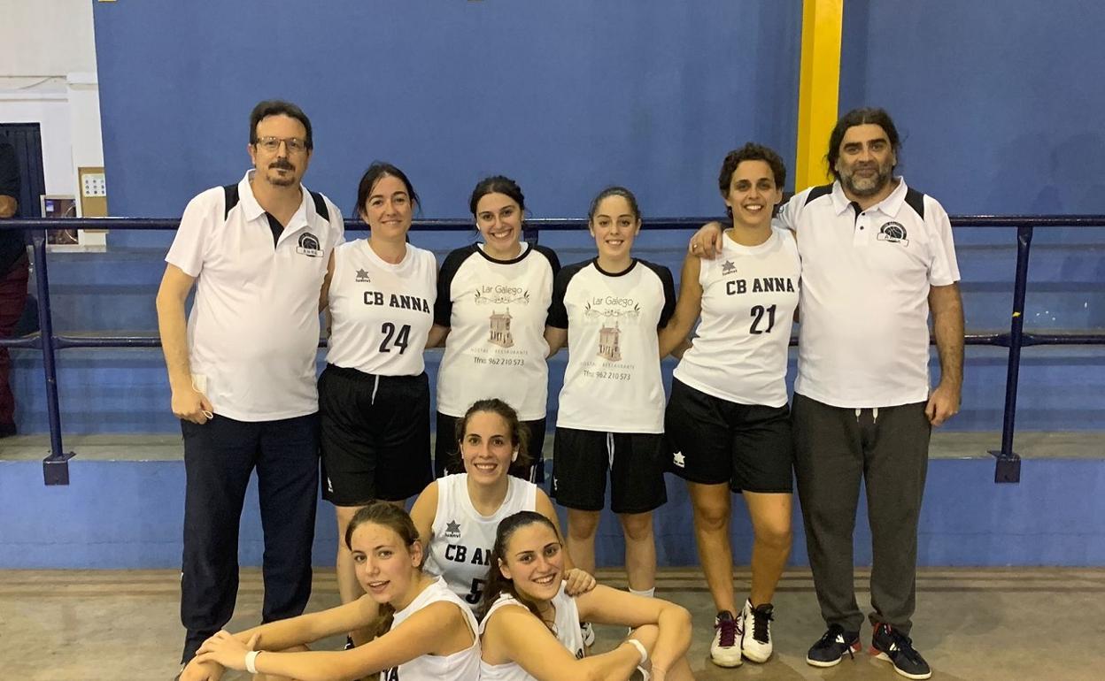 El equipo femenino del CB Anna no pudo con el equipo de l Genovés. 