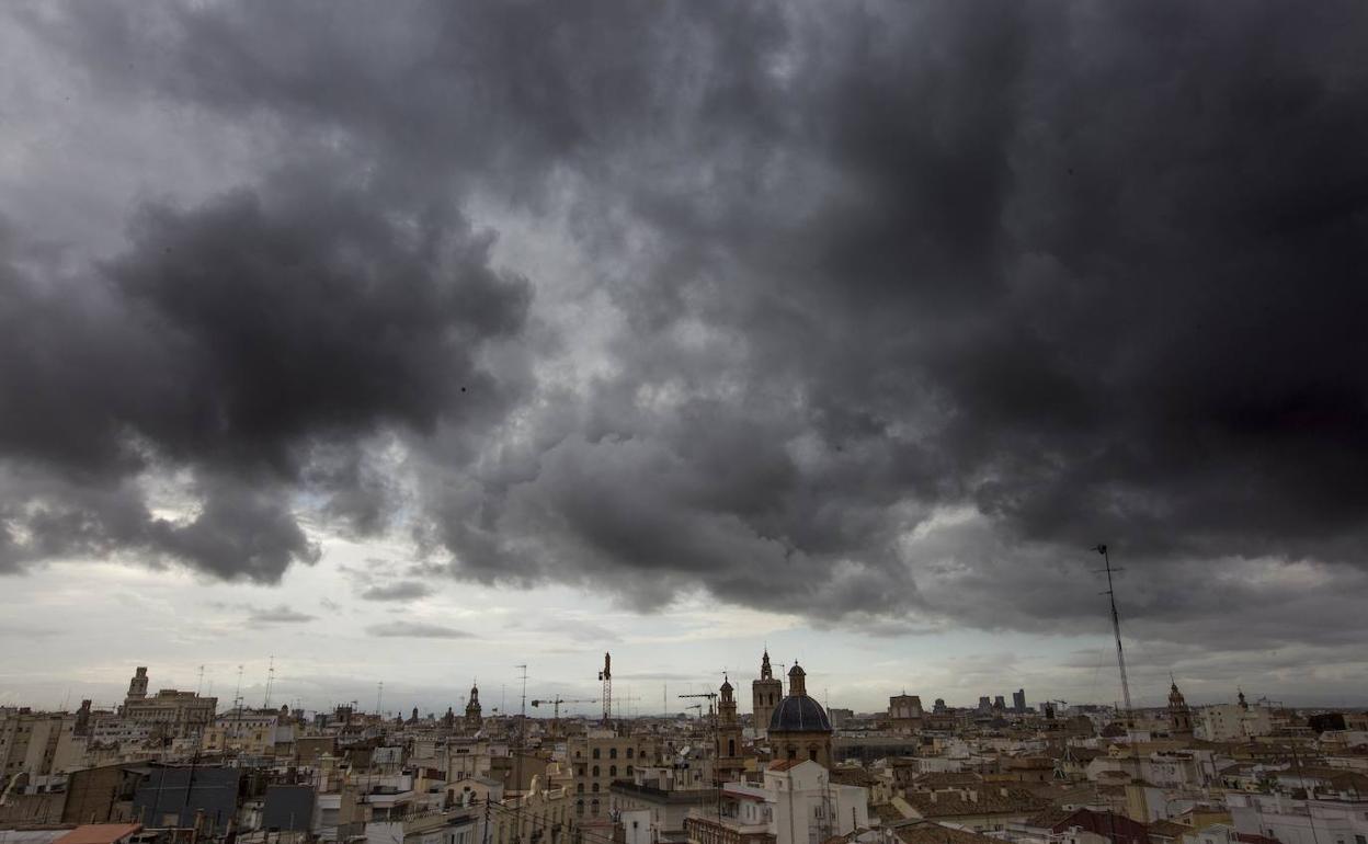 Aemet prevé lluvias en Valencia. 