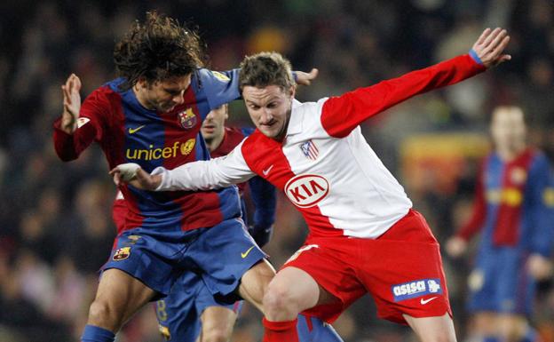 Mista con el Atlético de Madrid
