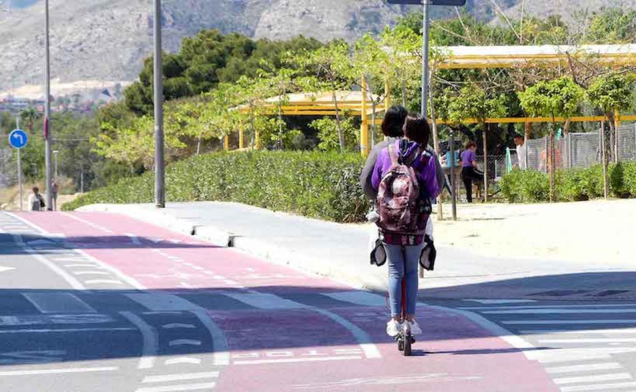 Benidorm cuenta con más de 100 kms de carriles habilitados para bicicletas y patinetes