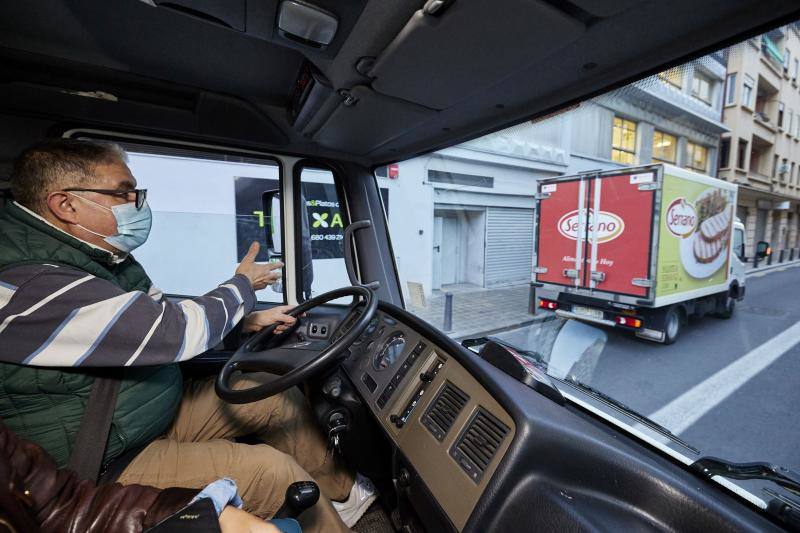 Fotos: Vendedores y transportistas denuncian los problemas de movilidad en el Mercado Central