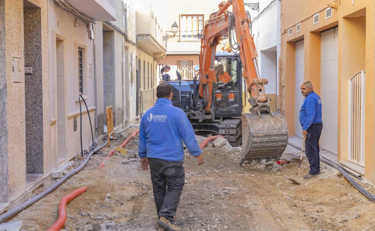 Las obras que se están realizando en las calles. 