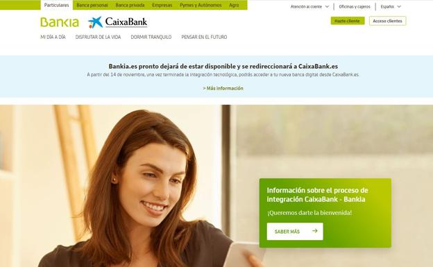 ¿Por qué no funciona la web de Bankia?