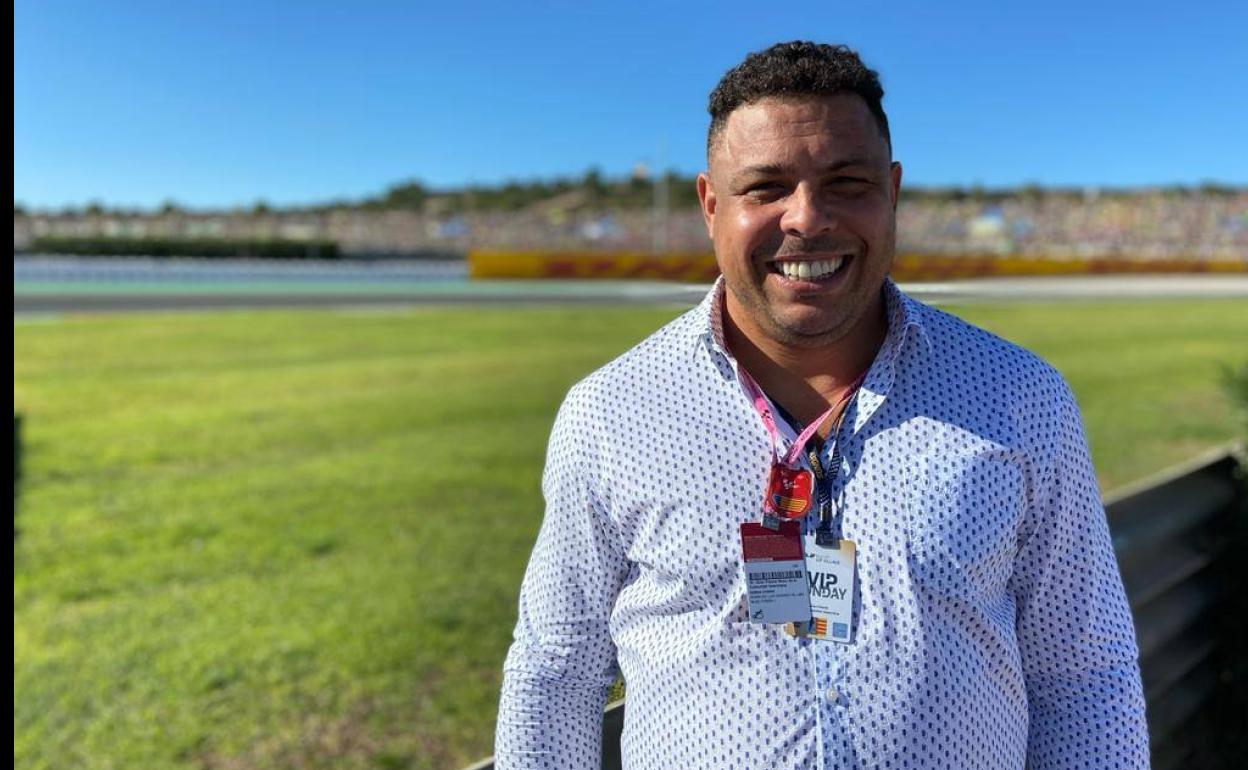 Ronaldo Nazario en el Gran Premio de la Comunidad Valenciana