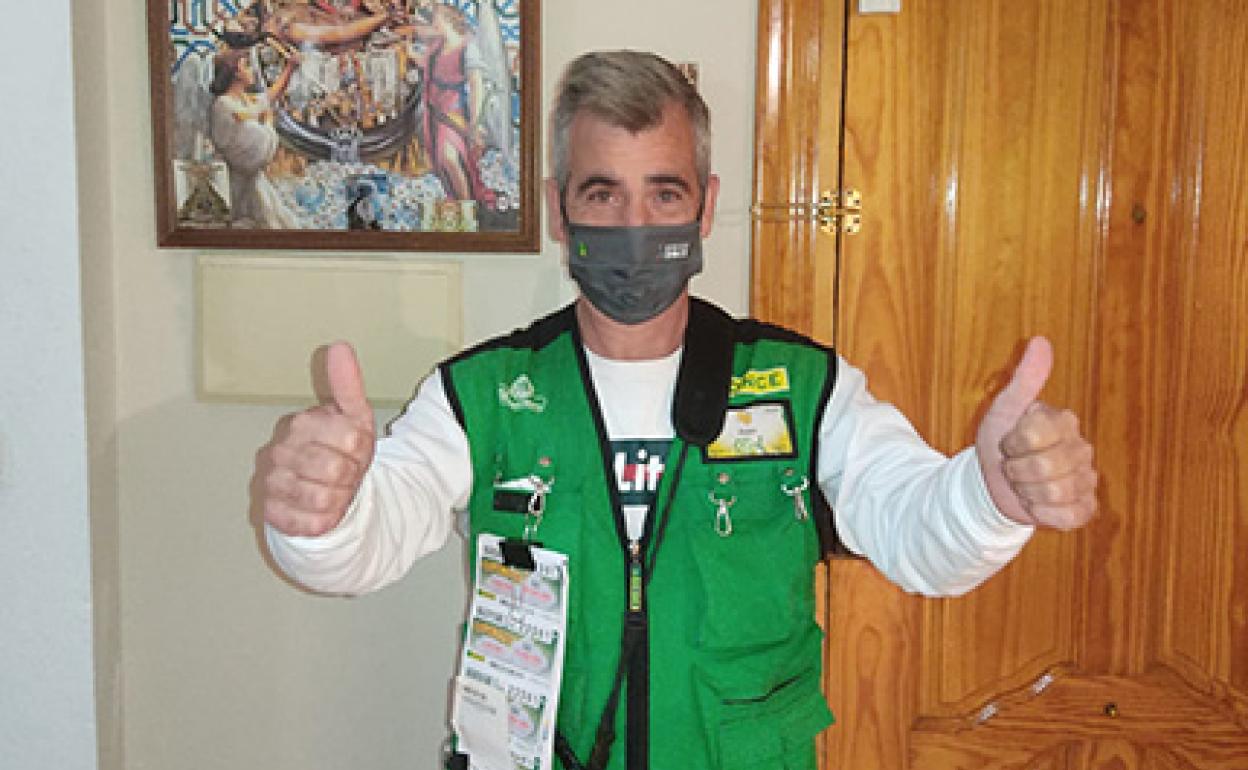 El vendedor que repartió la suerte. 