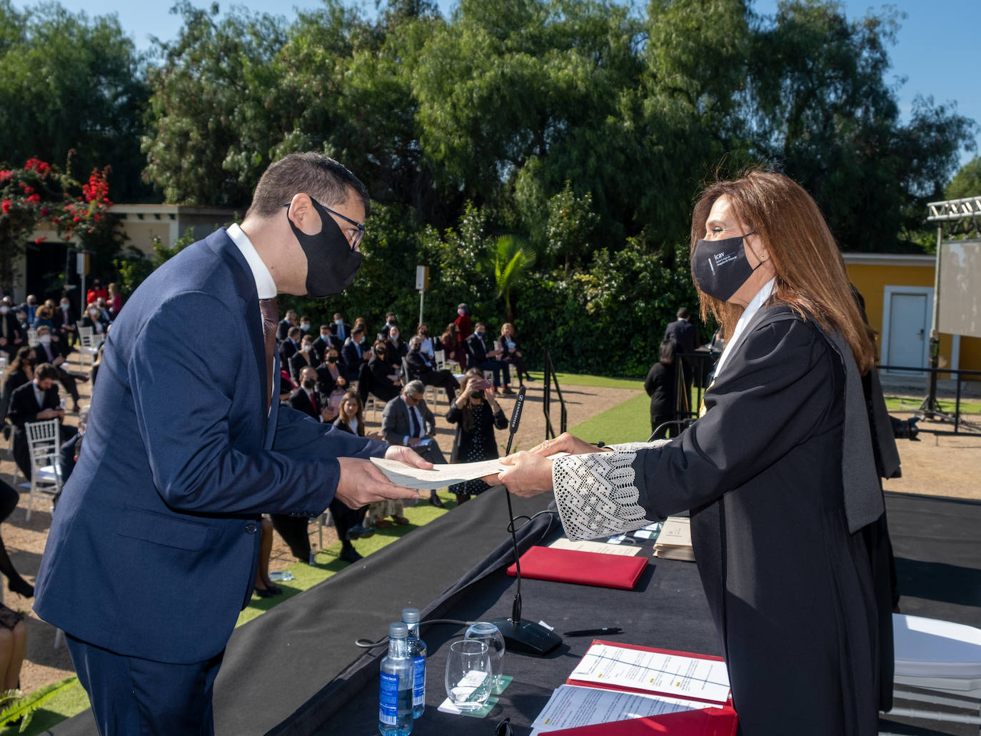 Este sábado fue una jornada de celebración en la Masia Xamandreu con la jura de nuevos letrados y con el acto de homenaje de los 25 años de colegiación del Ilustre Colegio de Abogados de Valencia (ICAV).