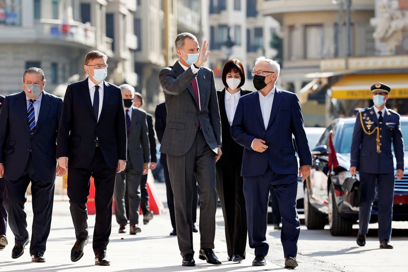 Los Premios Jaume I se entregan en Valencia, donde ha acudido en 2021 el Rey Felipe VI. 