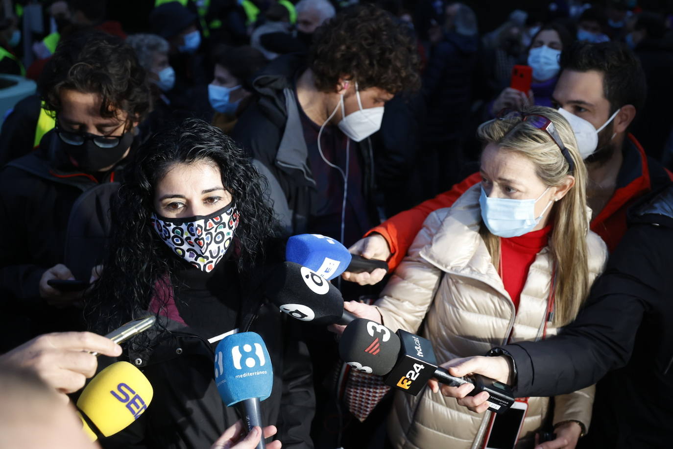 Fotos: Manifestación en Valencia contra la infrafinanciación de la Comunitat