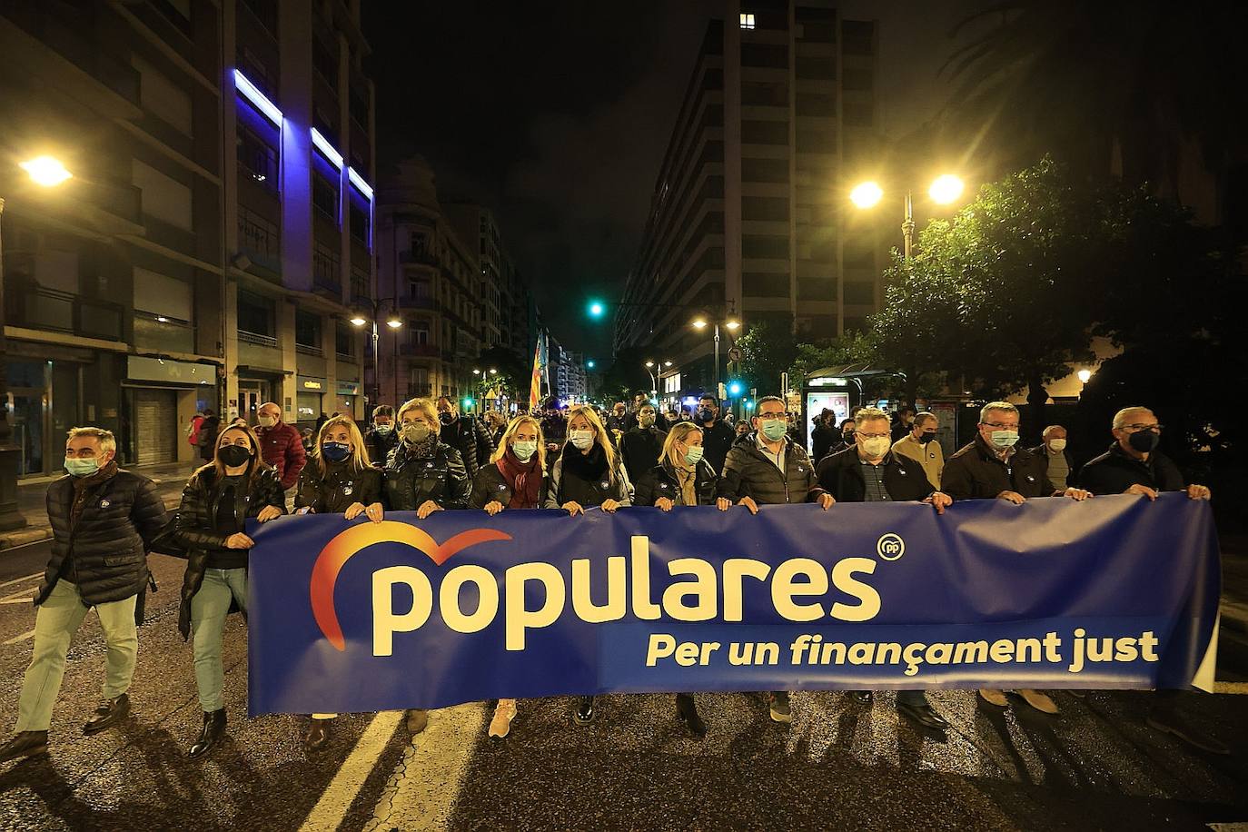 Fotos: Manifestación en Valencia contra la infrafinanciación de la Comunitat