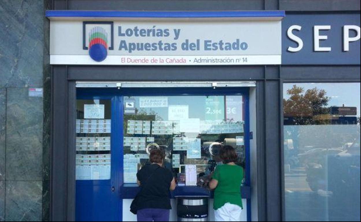 Una administración de lotería.