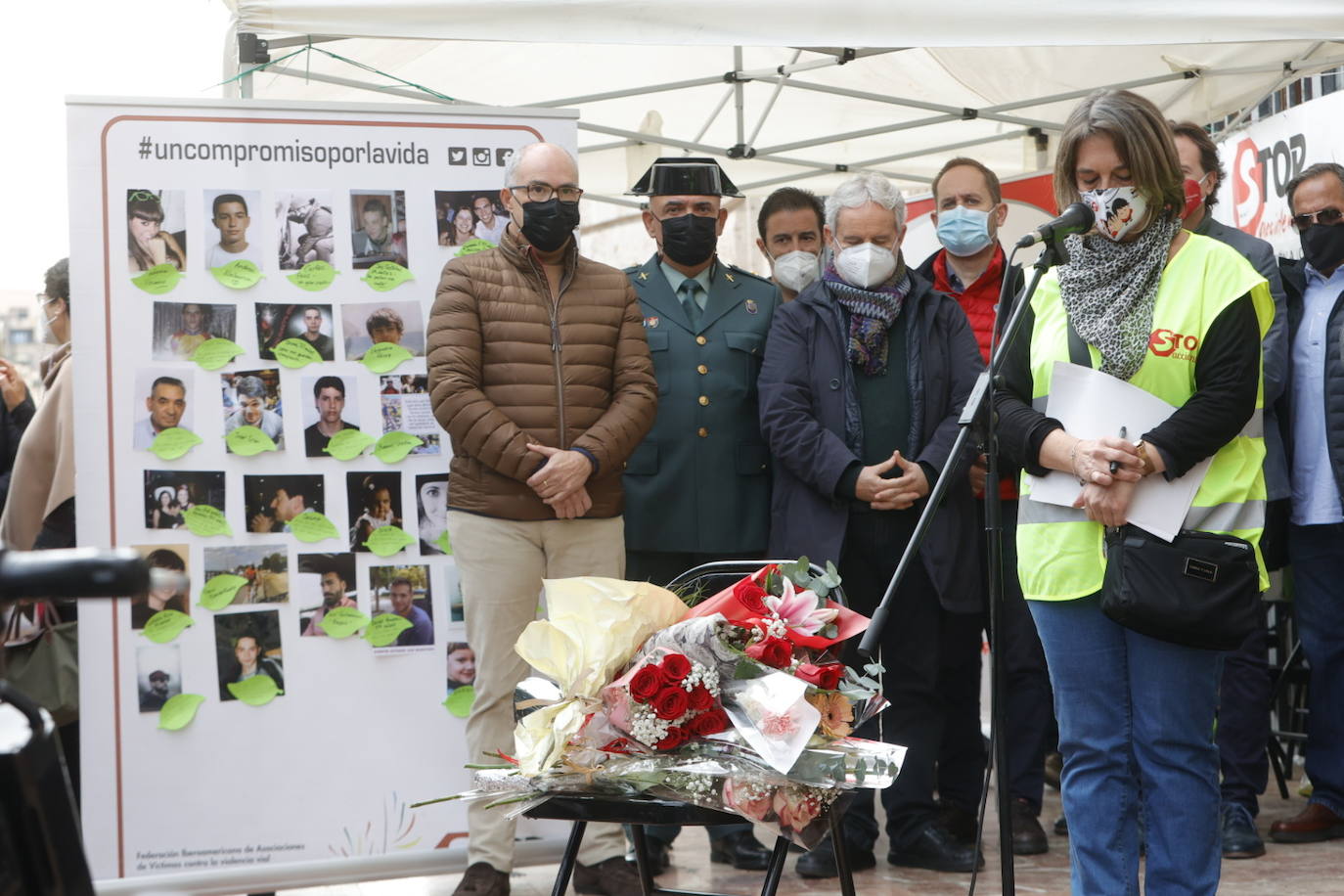 Acto de 'Stop Accidentes' este domingo.