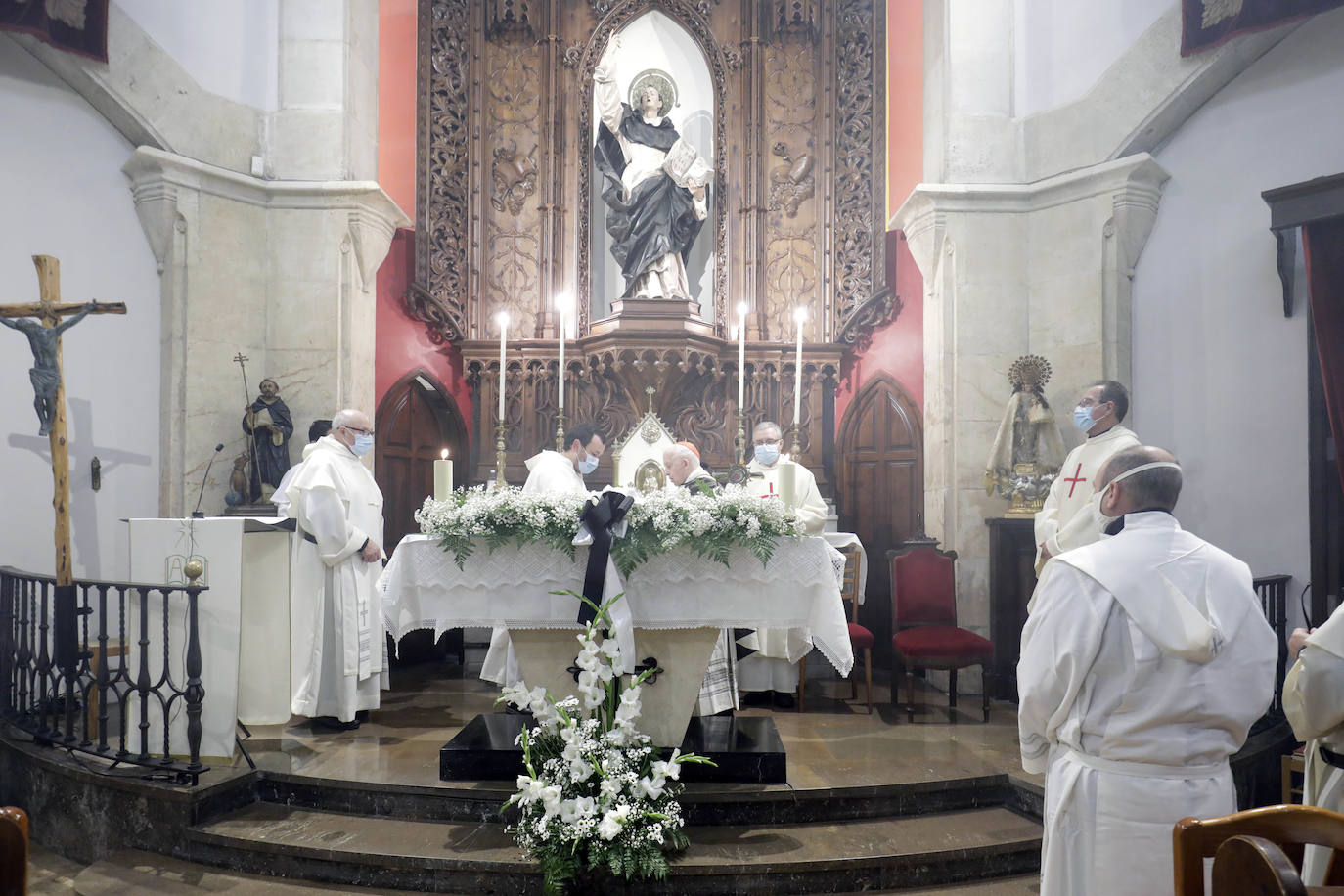 Los trabajos de rehabilitación conluyen y dejan a la luz aspectos desconocidos del templo vicentino