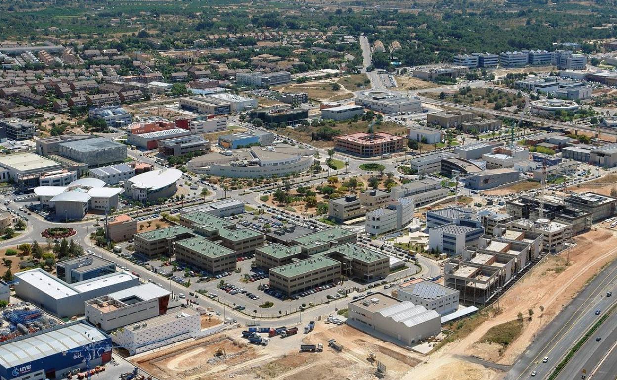 Una vista aérea de Parc Tecnològic de Paterna. 