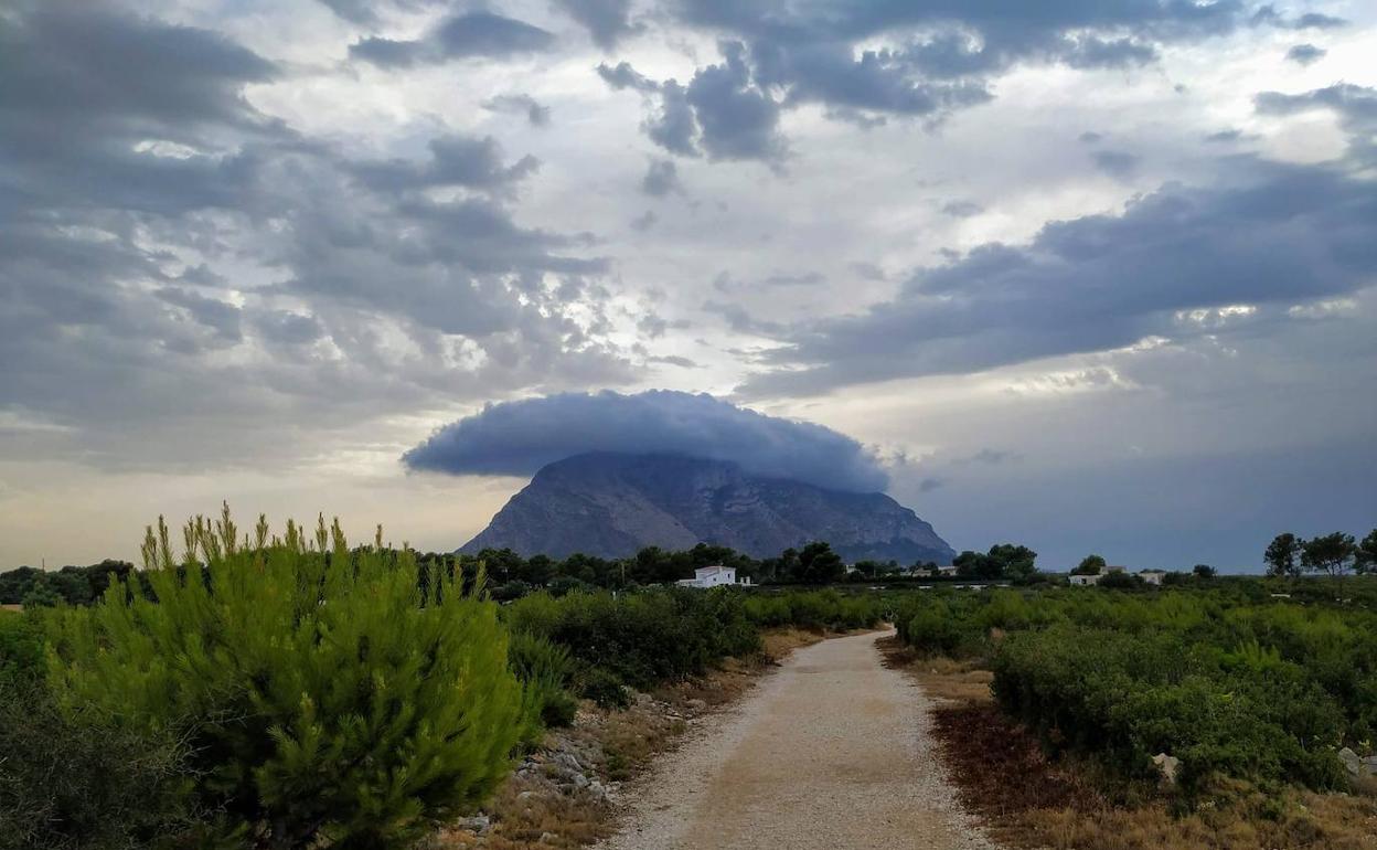 La zona de La Plana, en el parque natural del Montgó. 