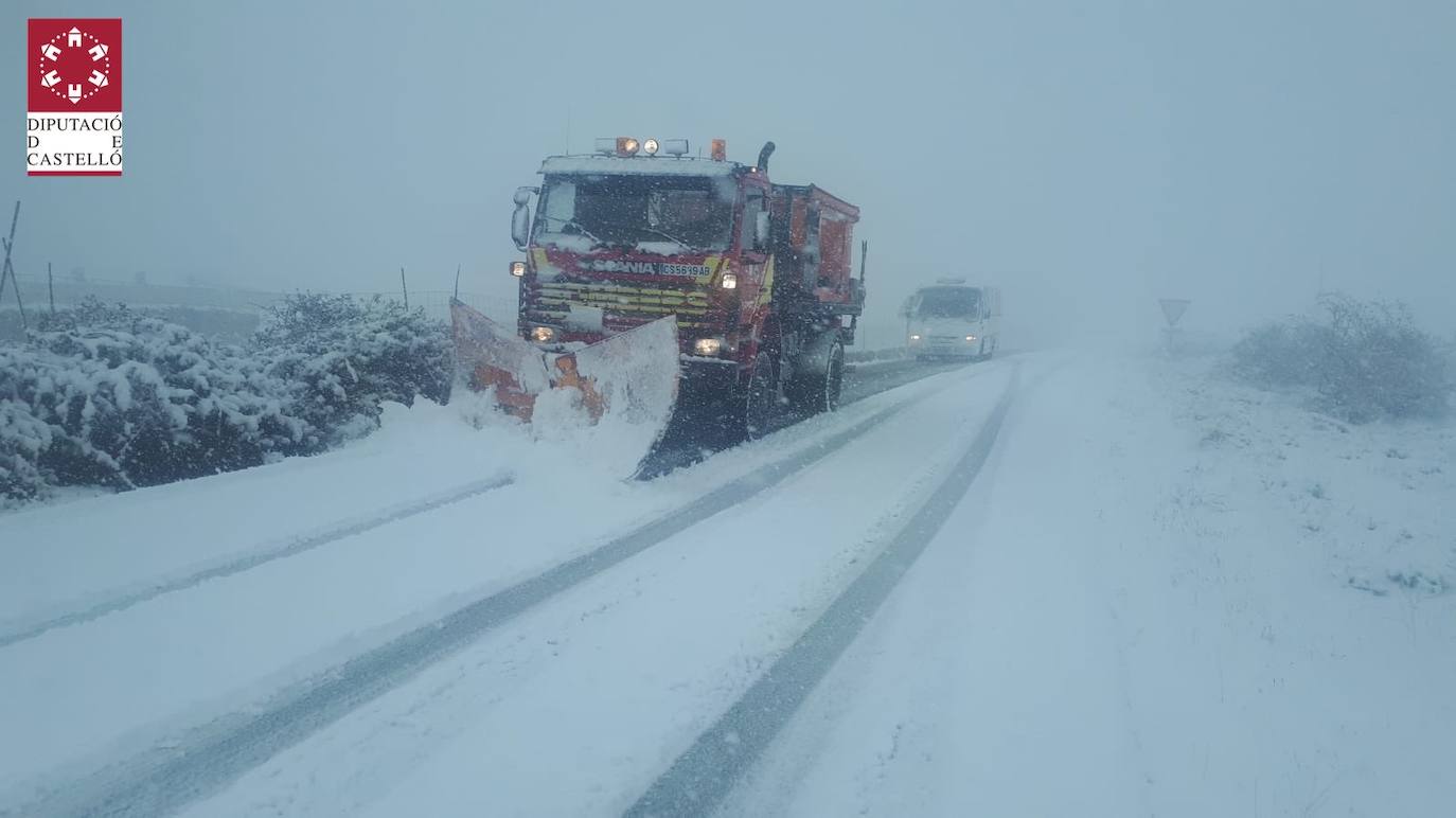 Nieve en Castellfort (Castellón)