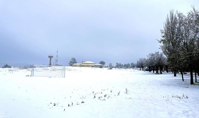 Nieve en Medinaceli (Soria)