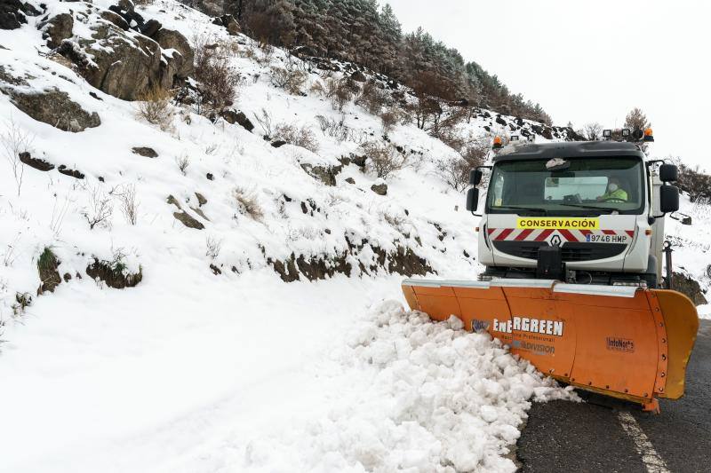 Nieve en Menga (Ávila)