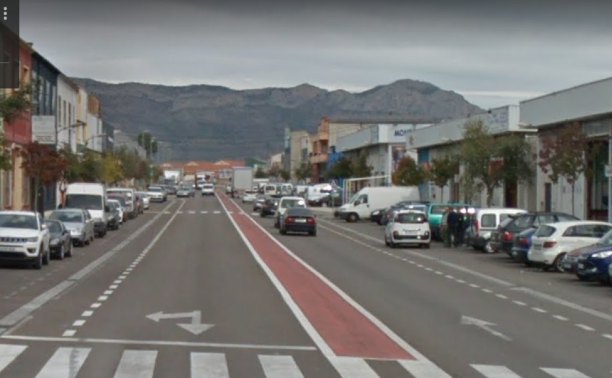 Avenida donde se produjo el accidente. 