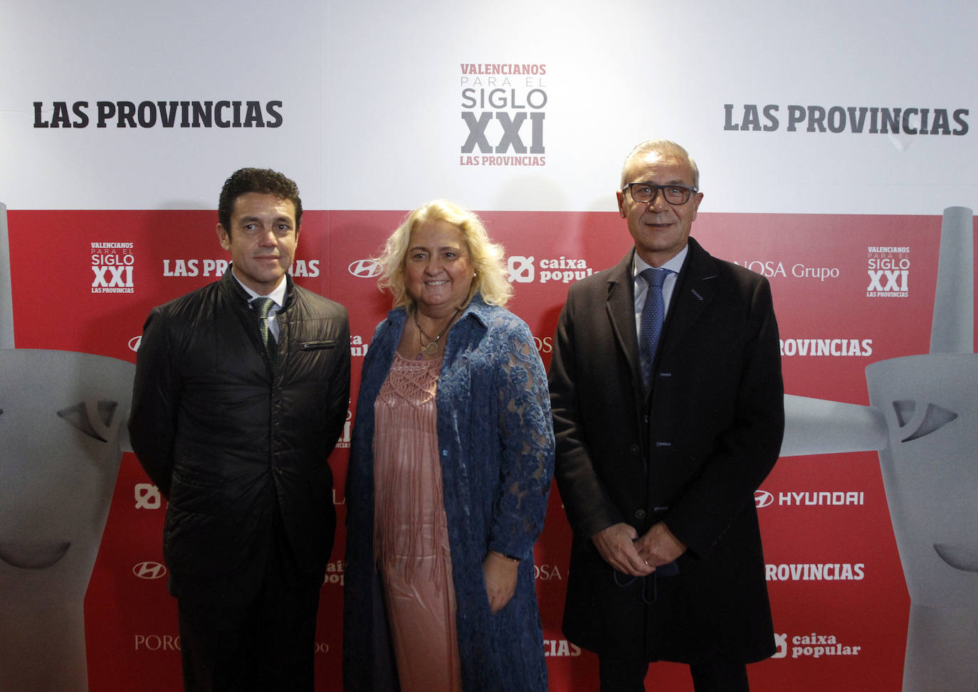 Los concejales del PP en Valencia Carlos Mundina, María José Ferrer Saqnsegundo y Santiago Ballester.