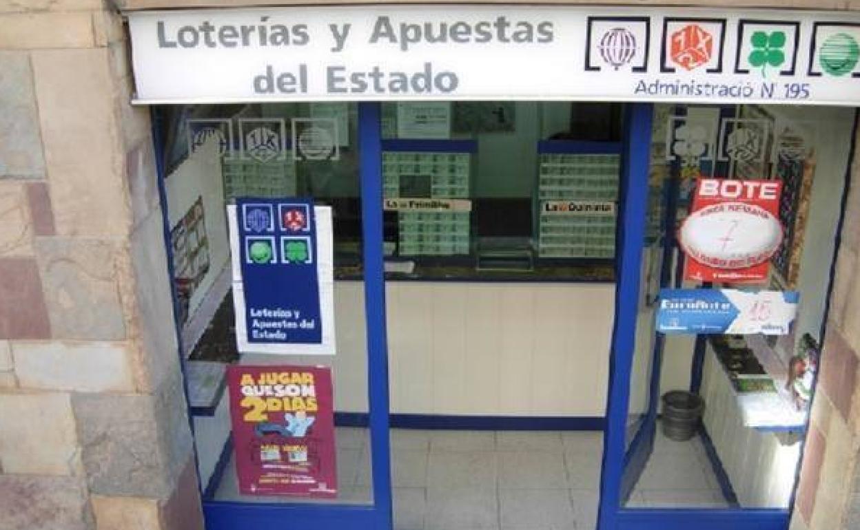 Una administración de Loterías y Apuestas del Estado.