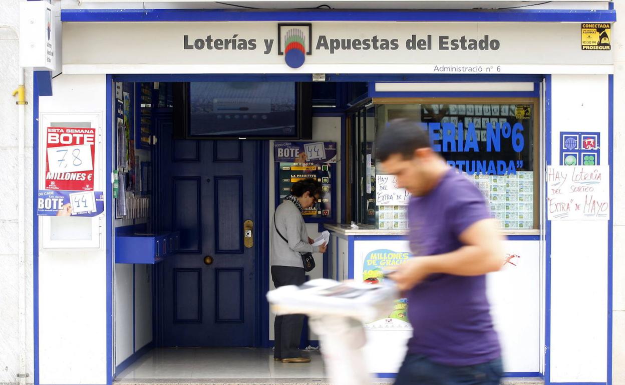 Una administración de lotería.