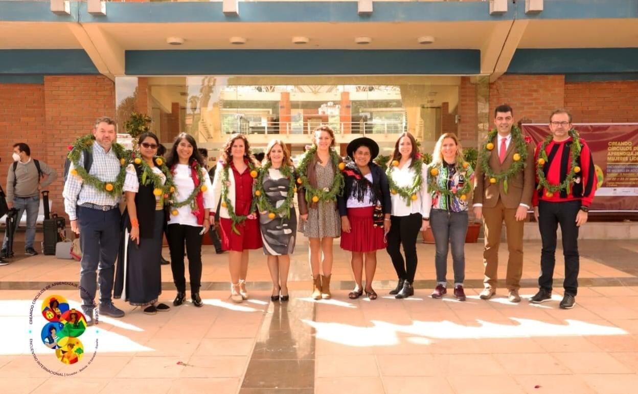 Las participantes en la expedición del Fons Valencià per la Solidaritat. 