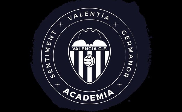 Sello de la Academia VCF en el que se plasman los principales valores de la escuela. 