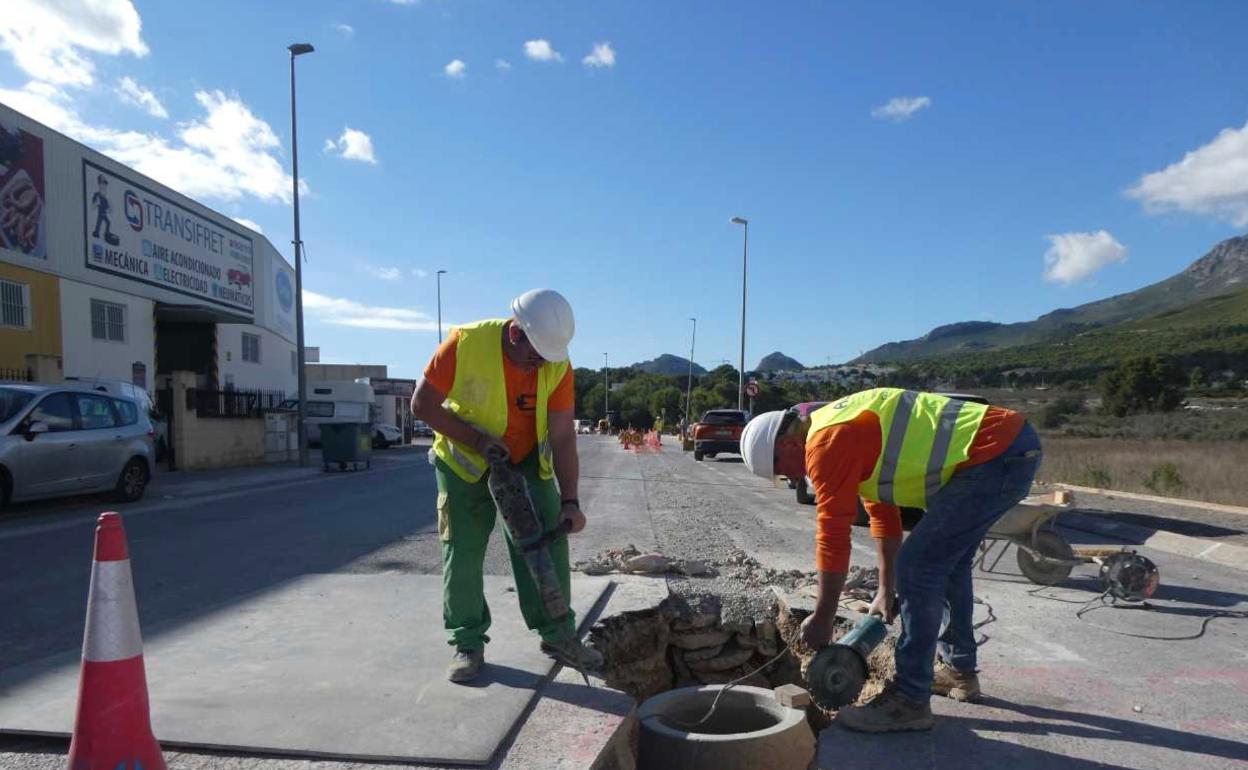 Las obras se están desarrollando desde el pasado mes de noviembre