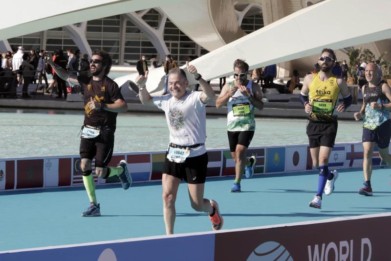 Corredores en el Maratón de Valencia.