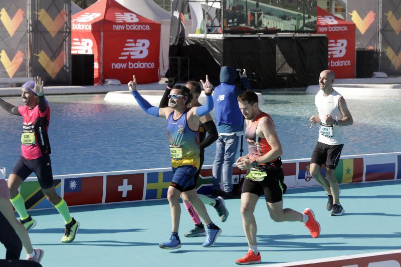 Corredores en el Maratón de Valencia.