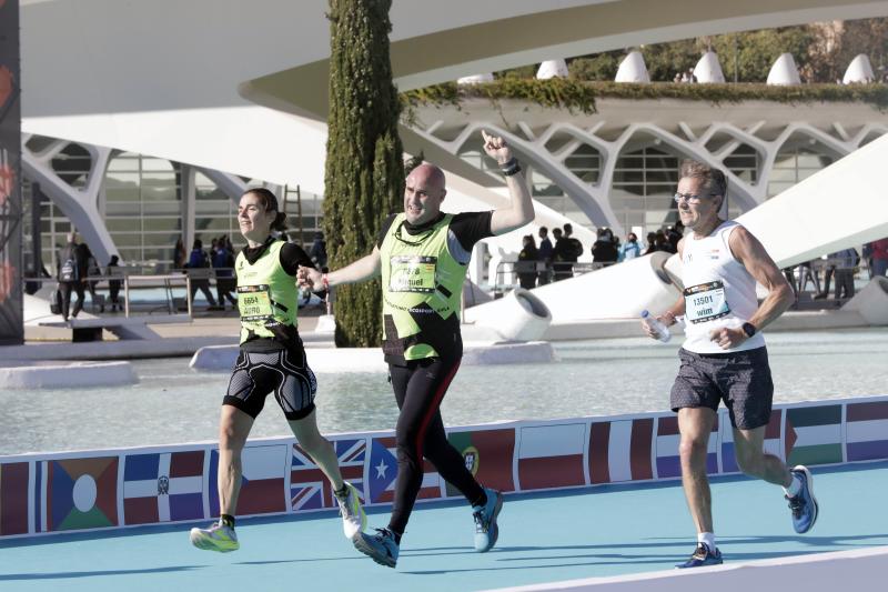 Corredores en el Maratón de Valencia.