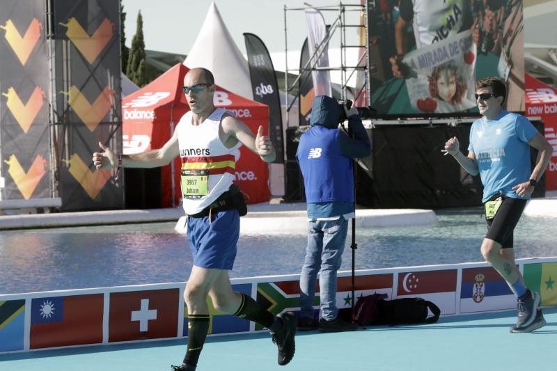 Corredores en el Maratón de Valencia.