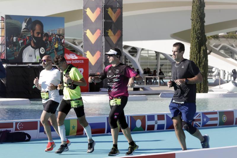 Corredores en el Maratón de Valencia.