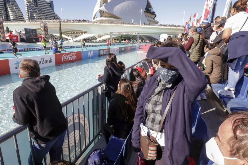 Corredores en el Maratón de Valencia.