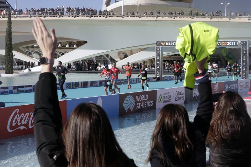 Corredores en el Maratón de Valencia.