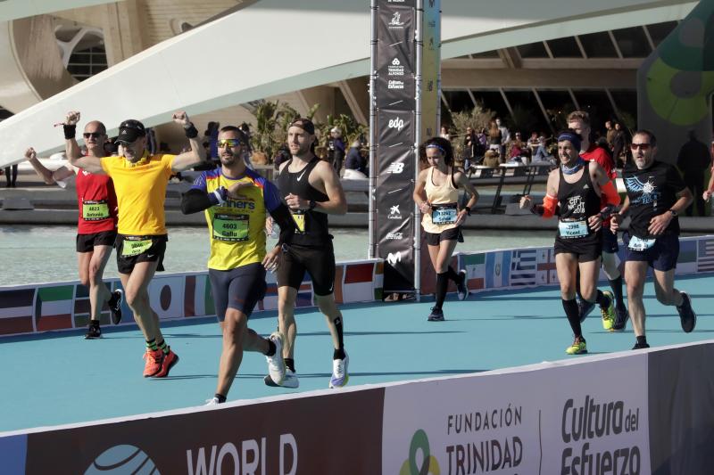 Corredores en el Maratón de Valencia.