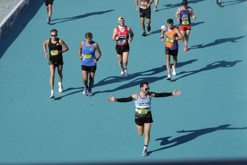 Corredores en el Maratón de Valencia.