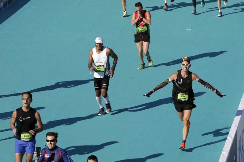 Corredores en el Maratón de Valencia.